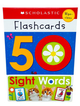 Schoolastic Wipe Clean 50 Sight Word Flashcards Age 4+ Early Learners Se... - $7.95