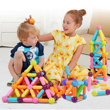 Kids Magnetic Balls &amp; Rods - Educational Magnet Building Blocks - £32.76 GBP+