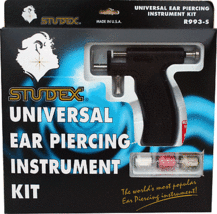  EAR PIERCING GUN R993 STUDEX INSTRUMENT STARTER KIT  Ear Piercing Tool Kit - £40.57 GBP