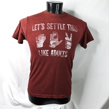 Men&#39;s Shirt Hybrid Threads Graphic T-Shirt Maroon Small - $9.50