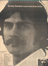 * 1975 Kenny Rankin Poster Type Tour Ad - £8.81 GBP