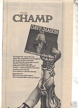 * 1980 Dave Mason Old Crest On A New Wave Promo Ad - £6.38 GBP