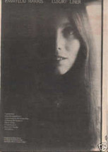 * 1977 EMMYLOU HARRIS LUXURY LINER POSTER TYPE AD - $9.99