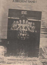 * 1974 Isis Poster Type Promo Ad - £7.98 GBP