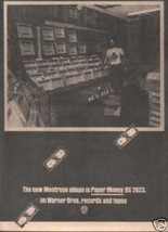 * 1974 Montrose Paper Money Poster Type Promo Ad - £7.98 GBP