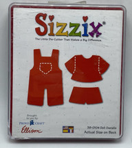 Sizzix  Red Die Cutter Doll Overalls Clothes 38-0104 - £4.94 GBP