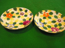 Beautiful Vintage Handpainted from Japan    ...2 SAUCERS - £7.93 GBP