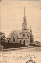 Shippensburg Pennsylvania Lutheran Church 1906 to Linglestown PA Postcar... - £12.49 GBP