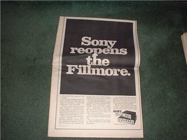 1972 SONY SQ SYSTEM POSTER TYPE AD - $13.99