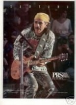 CARLOS SANTANA PAUL REED SMITH PROMO AD 1995 - £6.38 GBP