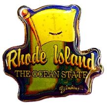 Rhode Island The Ocean  State Hat Tac or Lapel Pin - $7.99