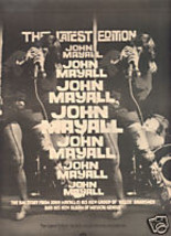 JOHN MAYALL POSTER TYPE PROMO AD 1974 - $8.99