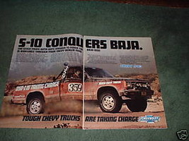 1983 CHEVY S-10 S 10 CAR TRUCK AD 2-PAGE - $9.99