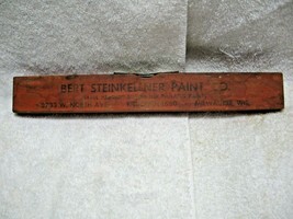 Vintage Collectible Wooden Bert Steinkellner Paint Co. North Ave, Milwaukee, Wis - £18.02 GBP