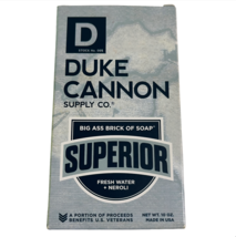 Duke Cannon Big Ass Brick Of Soap Superior 10oz Triple Milled New 10 Oz USA Made - £10.16 GBP