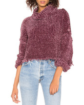 WILDFOX Womens Sweater Rider Relaxed Purple Size S WCUB27000 - £49.28 GBP