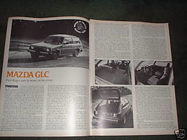 1977 MAZDA GLC ROAD TEST CAR AD 4-PAGE - $5.99