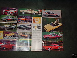1977 FORD SPRING WHEELS CAR TRUCK VAN AD FULL LINE - $5.99