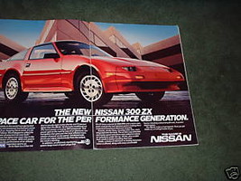 1986 Nissan 300 Zx Vintage Car Ad 2-PAGE - £4.78 GBP