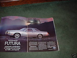 1978 FORD FUTURA VINTAGE CAR AD 2-PAGE - $6.99