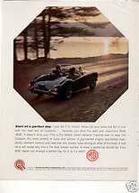 1960 MG MGA 1600 VINTAGE CAR AD - $6.79