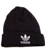 adidas U ORIGINALS TREFOIL BEANIE BLACK WHITE KNIT OSFA NWT 1774-77 - $22.32 CAD