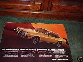 1977 PONTIAC SUNBIRD VINTAGE CAR AD 2-PAGE - $5.24