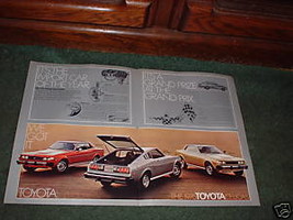 1976 Toyota Celica Vintage Car Ad 2-PAGE - $5.99