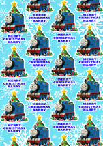 Thomas Tank Engine Personalised Christmas Gift Wrap - Disney Wrapping Paper - £4.24 GBP