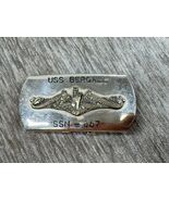 Vintage USS Bergall SSN-667 Belt Buckle US Navy Attack Submarine Veteran... - $723.63 MXN