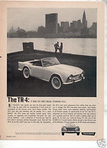 1962 1963 Triumph TR-4 TR4 Tr 4 Vintage Car Ad - £6.37 GBP