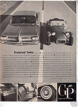 1962 1963 PONTIAC GRAND PRIX VINTAGE CAR AD - $9.99