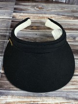 Liz Claiborne Black Tennis Sun Visor - RARE! - $9.74