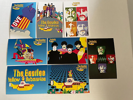 The Beatles Licensed Yellow Submarine Post Card Prints Set New 2011 - £6.11 GBP