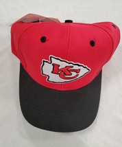 VINTAGE NWT Logo Athletic Kansas City Chiefs Adjustable Snapback Cap Hat - £46.54 GBP