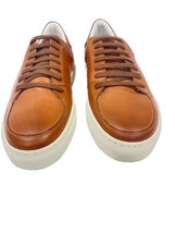 Denbroeck Jay ST.Men’s Cognac/ Brown Leather Sneakers Casual Shoes US 9.5 EUR 43 - £109.61 GBP
