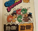 1987 M&amp;Ms Chocolate Fun For Everyone Print Ad Advertisement pa21 - £7.77 GBP