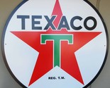 TEXACO Star Jumbo Metal Sign 42&quot; Diameter - $490.05