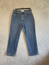 LL Bean Relaxed Fit Jeans Men’s 33x30 Distressed Vintage 90s Straight Do... - $17.82