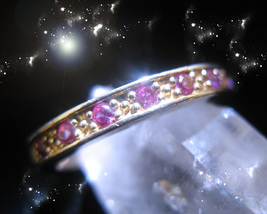 Haunted Ring The Power Of All The Mystics Highest Light Collection Ooak Magick - £607.36 GBP