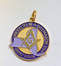 Proud To Be A FreeMason Masonic Medal or Fob Piece Grand Lodge  New York - £7.92 GBP
