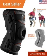 Comfortable Hinged Knee Brace with Stabilizers for ACL &amp; PCL Injuries - ... - $55.50