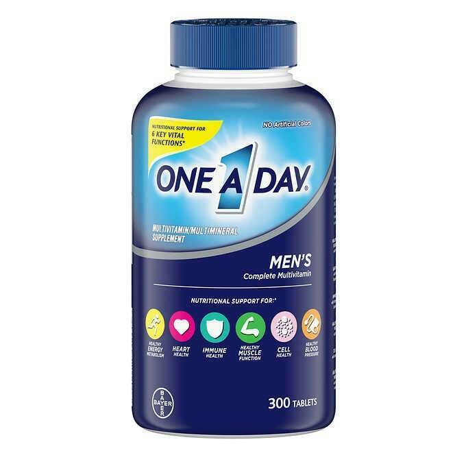 ONE A DAY MEN'S 50+ MULTIVITAMIN / MULTIMINERAL SUPPLEMENT 300 TABLETS - $25.69