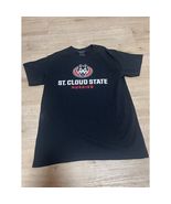St. Cloud University Huskies Mens Shirt Black Size Medium NCAA Minnesota... - $16.54