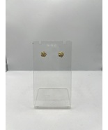 Gold Rose Stainless Steel Stud Earrings - $16.99
