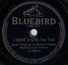Jimmie Revard Oklahoma Playboys 78 I Want A Girl / A Little Prayer For Me SH3C - £5.43 GBP