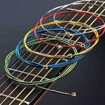 Multicolored Acoustic Guitar Strings - £12.76 GBP