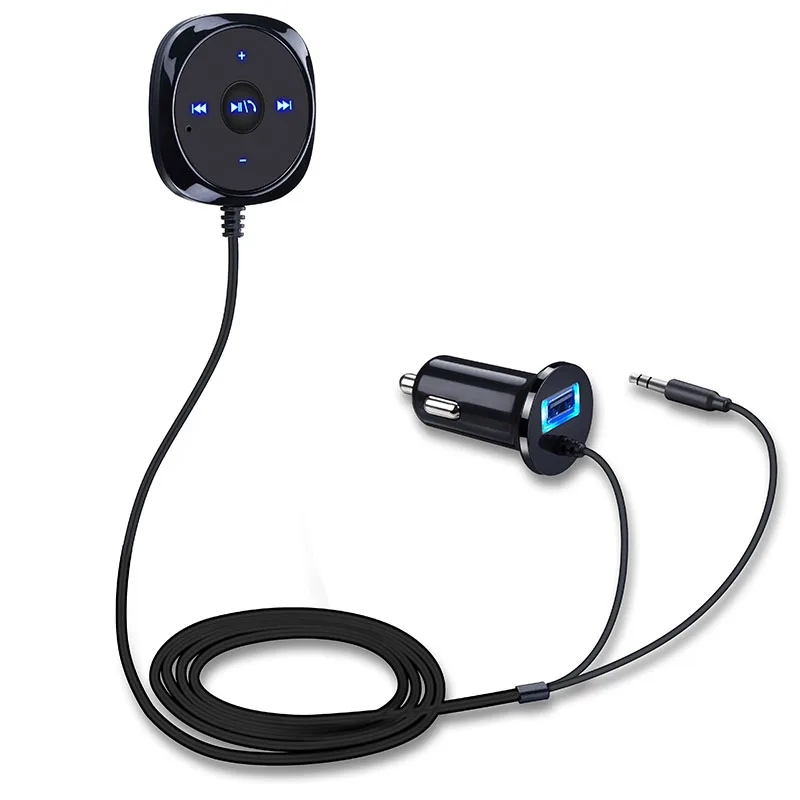 Handsfree Cigarette lighter Magnetic Base Wireless Bluetooth Car Kit MP3 3.5mm - £8.50 GBP