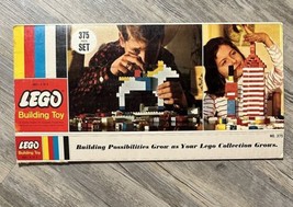 Lego No. 375 Building Toy Vtg 1960s Bricks Samsonite **BOX ONLY** - $14.50