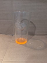 Bubba Gump Shrimp Co Clear Emboss Logo Orange Bottom 16oz Beer Pint Glass - £10.26 GBP